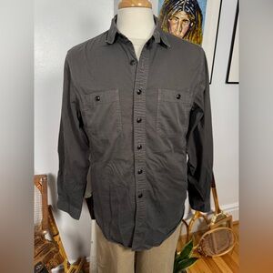 J. Crew Charcoal Utility Shirt | Size M